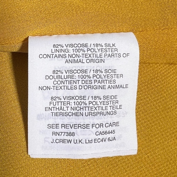 J. Crew Silk Blend Ultra Luxe Velvet Tank Top in Vintage Gold, Size Small - Picture 11 of 11